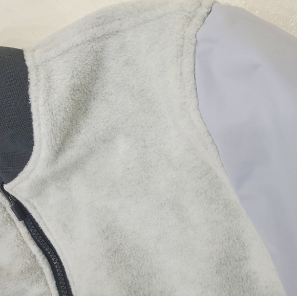 MSX by Michael Stahan reversible jacket men's size Small gray zip pockets fleece - Picture 5 of 14